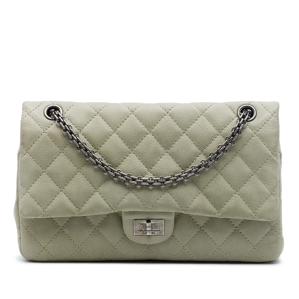 Pre-Loved Chanel Quilted Caviar Reissue 2.55 Double Flap 226